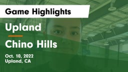 Upland  vs Chino Hills Game Highlights - Oct. 10, 2022