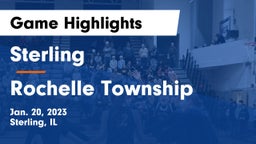 Sterling  vs Rochelle Township  Game Highlights - Jan. 20, 2023