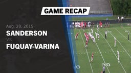 Recap: Sanderson  vs. Fuquay-Varina  2015