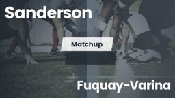 Matchup: Sanderson High vs. Fuquay-Varina  2016
