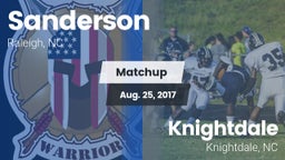 Matchup: Sanderson High vs. Knightdale  2017