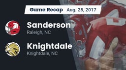 Recap: Sanderson  vs. Knightdale  2017