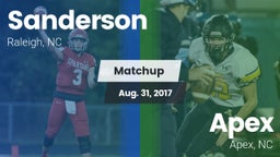 Matchup: Sanderson High vs. Apex  2017