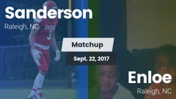 Matchup: Sanderson High vs. Enloe  2017