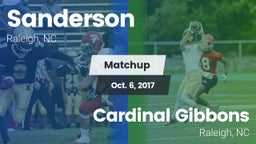 Matchup: Sanderson High vs. Cardinal Gibbons  2017