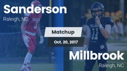 Matchup: Sanderson High vs. Millbrook  2017
