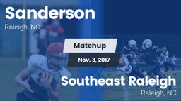 Matchup: Sanderson High vs. Southeast Raleigh  2017