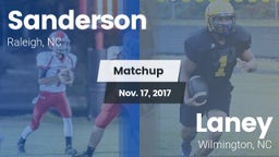 Matchup: Sanderson High vs. Laney  2017