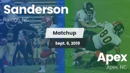 Matchup: Sanderson High vs. Apex  2019