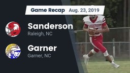 Recap: Sanderson  vs. Garner  2019