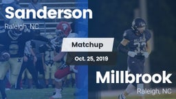Matchup: Sanderson High vs. Millbrook  2019