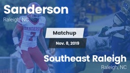 Matchup: Sanderson High vs. Southeast Raleigh  2019