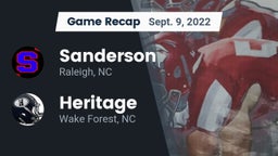 Recap: Sanderson  vs. Heritage  2022