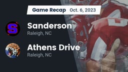 Recap: Sanderson  vs. Athens Drive  2023