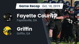 Recap: Fayette County  vs. Griffin  2019