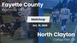 Matchup: Fayette County  vs. North Clayton  2020
