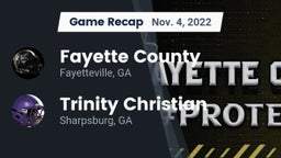 Recap: Fayette County  vs. Trinity Christian  2022