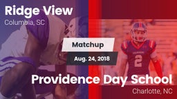 Matchup: Ridge View High vs. Providence Day School 2018