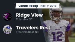 Recap: Ridge View  vs. Travelers Rest  2018