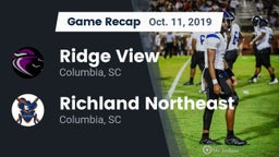 Recap: Ridge View  vs. Richland Northeast  2019