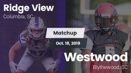 Matchup: Ridge View High vs. Westwood  2019