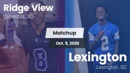 Matchup: Ridge View High vs. Lexington  2020