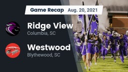 Recap: Ridge View  vs. Westwood  2021