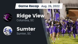 Recap: Ridge View  vs. Sumter  2022