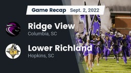 Recap: Ridge View  vs. Lower Richland  2022