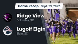 Recap: Ridge View  vs. Lugoff Elgin  2022