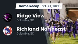 Recap: Ridge View  vs. Richland Northeast  2022