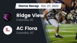 Recap: Ridge View  vs. AC Flora  2023