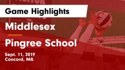 Middlesex  vs Pingree School Game Highlights - Sept. 11, 2019