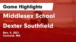 Middlesex School vs Dexter Southfield  Game Highlights - Nov. 5, 2021