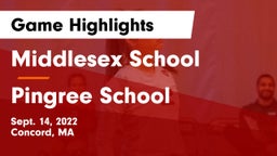 Middlesex School vs Pingree School Game Highlights - Sept. 14, 2022