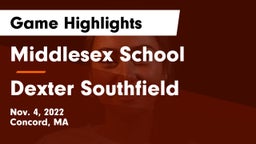 Middlesex School vs Dexter Southfield  Game Highlights - Nov. 4, 2022