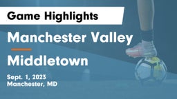 Manchester Valley  vs Middletown  Game Highlights - Sept. 1, 2023