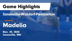 Janesville-Waldorf-Pemberton  vs Madelia  Game Highlights - Nov. 20, 2020