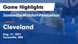 Janesville-Waldorf-Pemberton  vs Cleveland  Game Highlights - Aug. 31, 2021