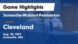 Janesville-Waldorf-Pemberton  vs Cleveland  Game Highlights - Aug. 30, 2022