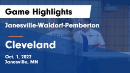 Janesville-Waldorf-Pemberton  vs Cleveland  Game Highlights - Oct. 1, 2022