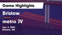 Bristow  vs metro JV Game Highlights - Jan. 6, 2024
