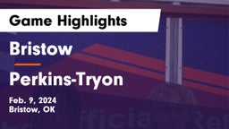 Bristow  vs Perkins-Tryon  Game Highlights - Feb. 9, 2024