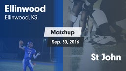Matchup: Ellinwood High vs. St John  2016