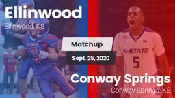 Matchup: Ellinwood High vs. Conway Springs  2020