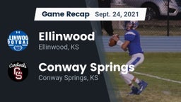 Recap: Ellinwood  vs. Conway Springs  2021