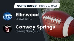 Recap: Ellinwood  vs. Conway Springs  2022
