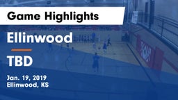 Ellinwood  vs TBD Game Highlights - Jan. 19, 2019