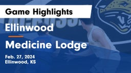 Ellinwood  vs Medicine Lodge  Game Highlights - Feb. 27, 2024