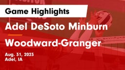 Adel DeSoto Minburn vs Woodward-Granger  Game Highlights - Aug. 31, 2023